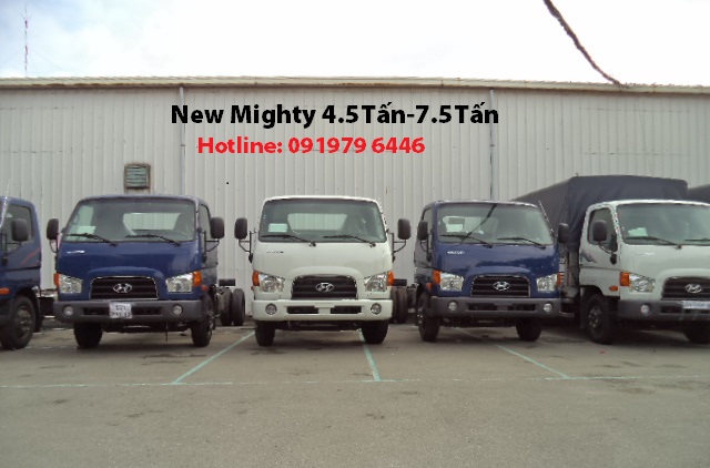 Hyundai Mighty    1t5, 2t5... 2023 - Bán xe Hyundai Mighty   1t5, 2t5, 3t5 màu trắng-xanh có sẵn thùng các loại