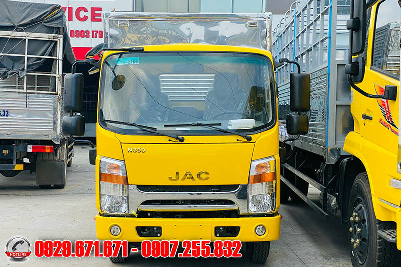 Xe tải JAC 3T5 N350S thùng kín dài 4.3 mét máy Cummins