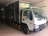 Isuzu QKR 2022 - Isuzu 1.5 tấn thùng kín inox - KM máy lạnh, 12 phiếu bảo dưỡng, radio MP3
