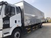 Xe tải 5 tấn - dưới 10 tấn 2021 - Xe faw kín chở hàng nhựa mở 6 cửa hông 9m7