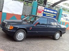 Mercedes-Benz 190   1990 - Cần bán Mercedes đời 1990, màu xanh lam, nhập khẩu chính hãng