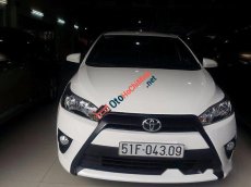 Toyota Yaris G 2014 - Cần bán lại xe Toyota Yaris G sản xuất 2014, màu trắng số tự động