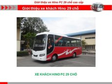 Samco Felix Hino FC 2017 - Xe khách Samco Hino FC 29 chỗ ngồi - động cơ 5.3