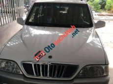 Ssangyong Musso 2001 - Bán xe Ssangyong Musso sản xuất 2001, màu trắng 