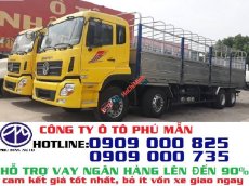 Xe tải Trên 10 tấn 2018 - Giá xe tải Dongfeng 4 chân, xe tải thùng Dongfeng Hoàng Huy YC310