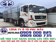 Xe tải Trên 10 tấn 2018 - Giá xe tải Dongfeng 4 chân, xe tải thùng Dongfeng Hoàng Huy YC310
