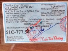 Thaco OLLIN 2016 - Bán xe Thaco Ollin năm sản xuất 2016, màu trắng, 290tr