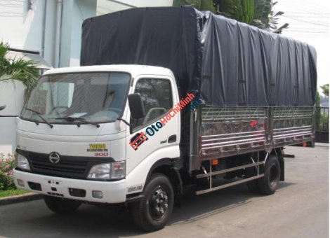 Hino 300 Series 2015 - Chuyên bán xe tải Hino 5 tấn thùng bạt dài 4m4 giá rẻ
