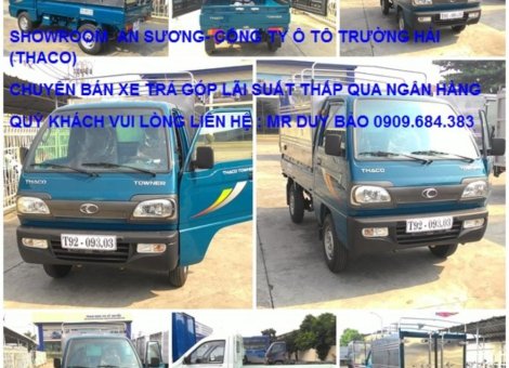 Thaco TOWNER  750kg 2016 - Cần bán xe Thaco TOWNER 750kg đời 2016, màu xanh lam, giá tốt