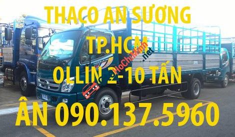 Thaco OLLIN 900A 2016 - TP. HCM: Ollin 900A đời mới, nhập khẩu nguyên chiếc, giá 542tr