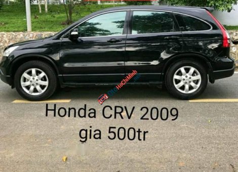 Honda CR V   2009 - Cần bán xe Honda CR V năm 2009, màu đen