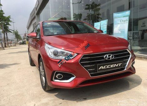 Hyundai Accent 1.4 AT 2019 - Hyundai An Phú - Bán Hyundai Accent 1.4 AT sản xuất năm 2019, màu đỏ